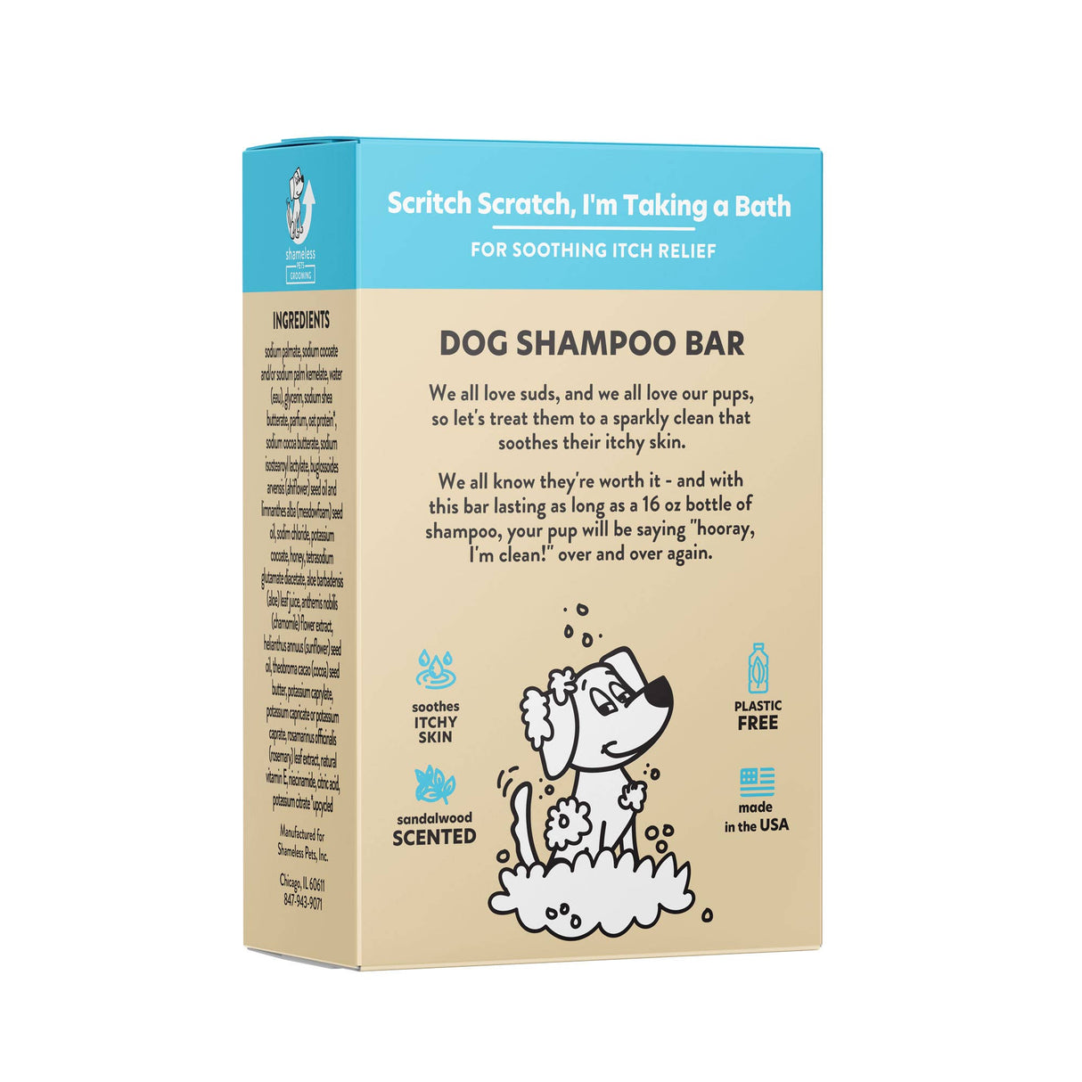 Scritch Scratch, I'm Taking A Bath Shampoo Bar